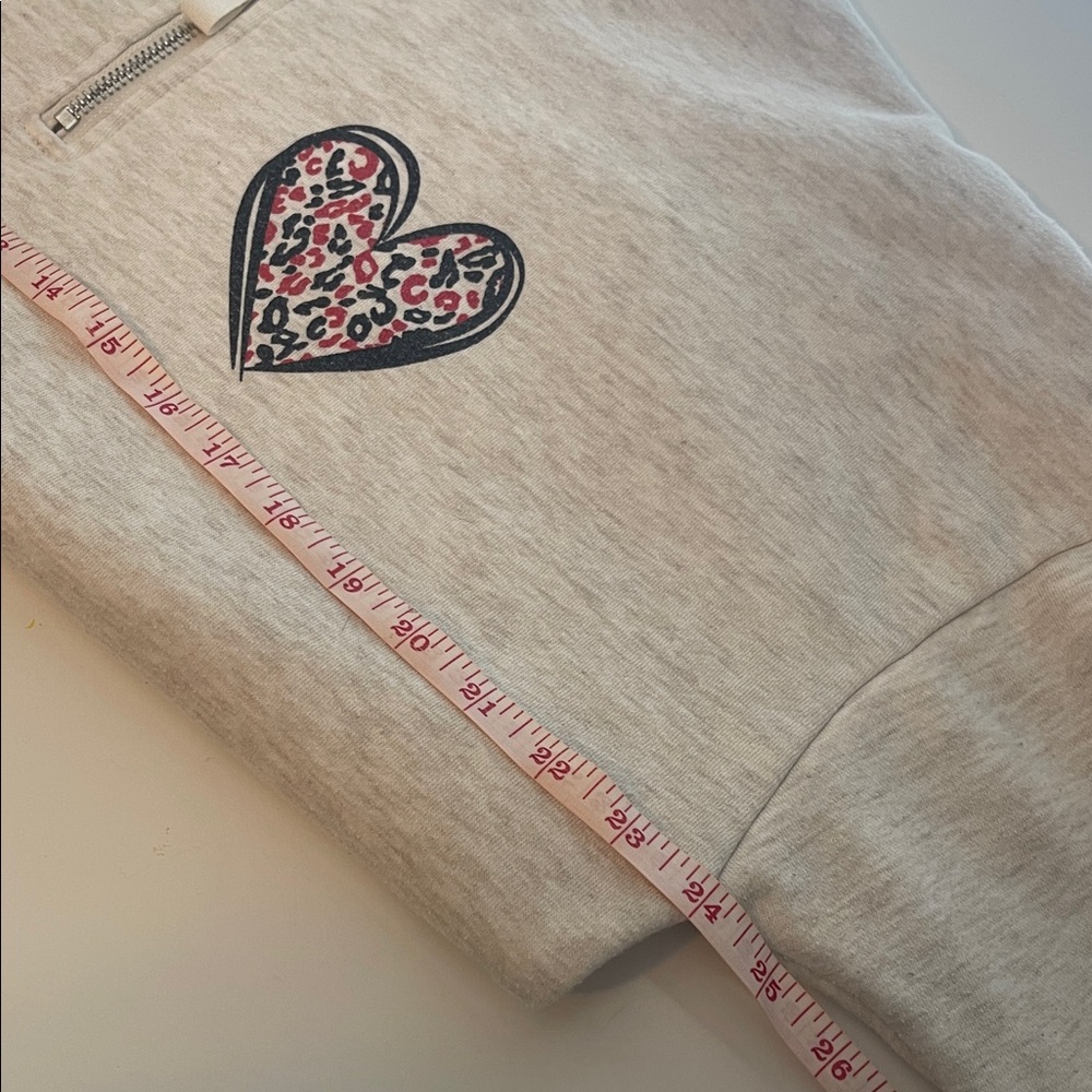 Cynthia Rowley Light Gray Zip-Up Top SZ XL - Picture 4 of 5